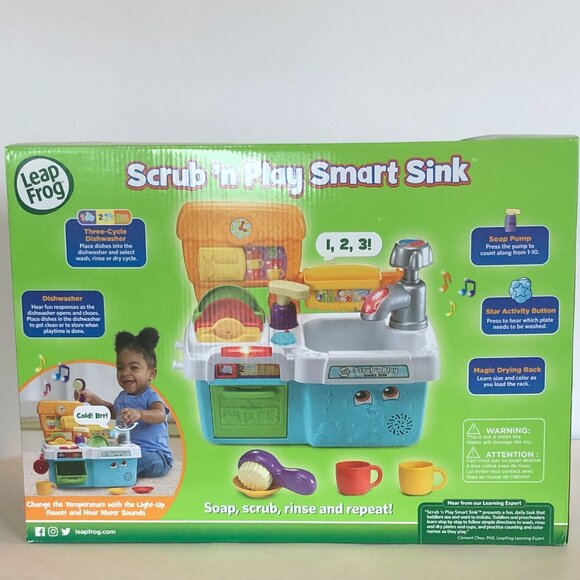 Leapfrog Scrub 'n Play Smart Sink (English Version)For 18 Months New in Box - Picture 15 of 16